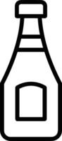 Bottle drink icon symbol image. Illustration of the drink water bottle glass design image vector