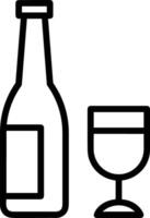 Bottle drink icon symbol image. Illustration of the drink water bottle glass design image vector