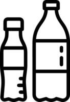 Bottle drink icon symbol image. Illustration of the drink water bottle glass design image vector