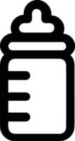 Bottle drink icon symbol image. Illustration of the drink water bottle glass design image vector