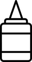Bottle drink icon symbol image. Illustration of the drink water bottle glass design image vector