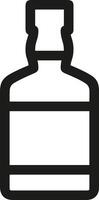 Bottle drink icon symbol image. Illustration of the drink water bottle glass design image vector