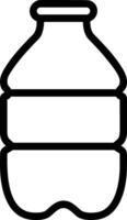 Bottle drink icon symbol image. Illustration of the drink water bottle glass design image vector