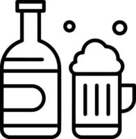 Bottle drink icon symbol image. Illustration of the drink water bottle glass design image vector