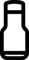 Bottle drink icon symbol image. Illustration of the drink water bottle glass design image vector