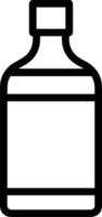 Bottle drink icon symbol image. Illustration of the drink water bottle glass design image vector