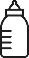 Bottle drink icon symbol image. Illustration of the drink water bottle glass design image vector