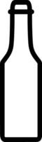 Bottle drink icon symbol image. Illustration of the drink water bottle glass design image vector