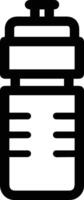 Bottle drink icon symbol image. Illustration of the drink water bottle glass design image vector