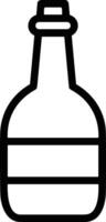 Bottle drink icon symbol image. Illustration of the drink water bottle glass design image vector