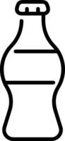 Bottle drink icon symbol image. Illustration of the drink water bottle glass design image vector