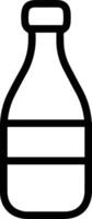 Bottle drink icon symbol image. Illustration of the drink water bottle glass design image vector