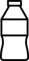 Bottle drink icon symbol image. Illustration of the drink water bottle glass design image vector