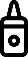 Bottle drink icon symbol image. Illustration of the drink water bottle glass design image vector