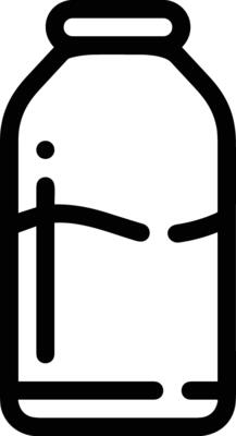Bottle drink icon symbol image. Illustration of the drink water bottle glass design image