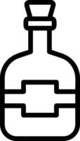 Bottle drink icon symbol image. Illustration of the drink water bottle glass design image vector