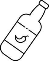 Bottle drink icon symbol image. Illustration of the drink water bottle glass design image vector