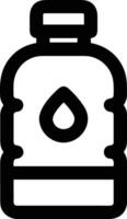 Bottle drink icon symbol image. Illustration of the drink water bottle glass design image vector