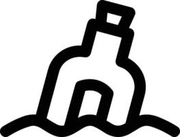 Bottle drink icon symbol image. Illustration of the drink water bottle glass design image vector