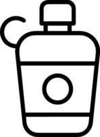 Bottle drink icon symbol image. Illustration of the drink water bottle glass design image vector