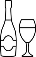 Bottle drink icon symbol image. Illustration of the drink water bottle glass design image vector