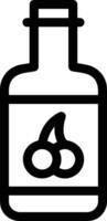 Bottle drink icon symbol image. Illustration of the drink water bottle glass design image vector