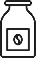 Bottle drink icon symbol image. Illustration of the drink water bottle glass design image vector