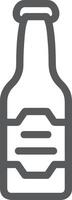 Bottle drink icon symbol image. Illustration of the drink water bottle glass design image vector