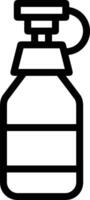 Bottle drink icon symbol image. Illustration of the drink water bottle glass design image vector