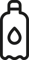 Bottle drink icon symbol image. Illustration of the drink water bottle glass design image vector