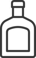 Bottle drink icon symbol image. Illustration of the drink water bottle glass design image vector
