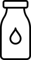 Bottle drink icon symbol image. Illustration of the drink water bottle glass design image vector