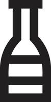 Bottle drink icon symbol image. Illustration of the drink water bottle glass design image vector