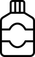 Bottle drink icon symbol image. Illustration of the drink water bottle glass design image vector