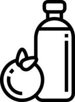 Bottle drink icon symbol image. Illustration of the drink water bottle glass design image vector