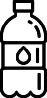 Bottle drink icon symbol image. Illustration of the drink water bottle glass design image vector