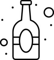 Bottle drink icon symbol image. Illustration of the drink water bottle glass design image vector