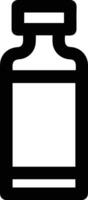 Bottle drink icon symbol image. Illustration of the drink water bottle glass design image vector