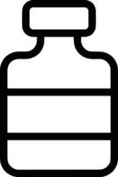 Bottle drink icon symbol image. Illustration of the drink water bottle glass design image vector
