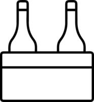 Bottle drink icon symbol image. Illustration of the drink water bottle glass design image vector