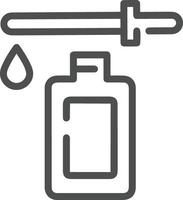 Bottle drink icon symbol image. Illustration of the drink water bottle glass design image vector