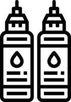 Bottle drink icon symbol image. Illustration of the drink water bottle glass design image vector