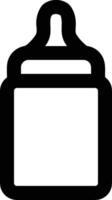 Bottle drink icon symbol image. Illustration of the drink water bottle glass design image vector