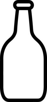 Bottle drink icon symbol image. Illustration of the drink water bottle glass design image