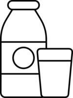 Bottle drink icon symbol image. Illustration of the drink water bottle glass design image vector