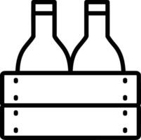 Bottle drink icon symbol image. Illustration of the drink water bottle glass design image vector