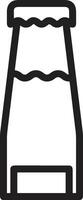 Bottle drink icon symbol image. Illustration of the drink water bottle glass design image vector