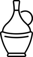 Bottle drink icon symbol image. Illustration of the drink water bottle glass design image vector