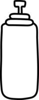 Bottle drink icon symbol image. Illustration of the drink water bottle glass design image vector