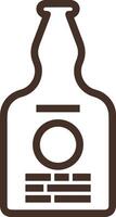 Bottle drink icon symbol image. Illustration of the drink water bottle glass design image vector